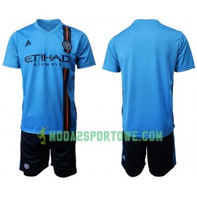 Koszulka New York City FC Dziecięcy Domowe Stroje Piłkarskie 2019/20 Krótki Rękaw